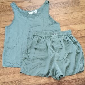 Vintage VS 100% Silk Pajama Set